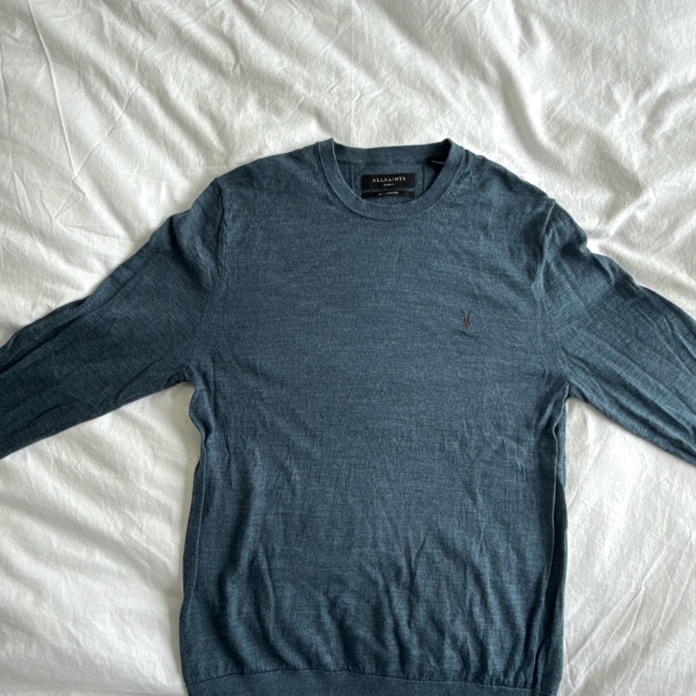 All Saints Blue Men's Sweater